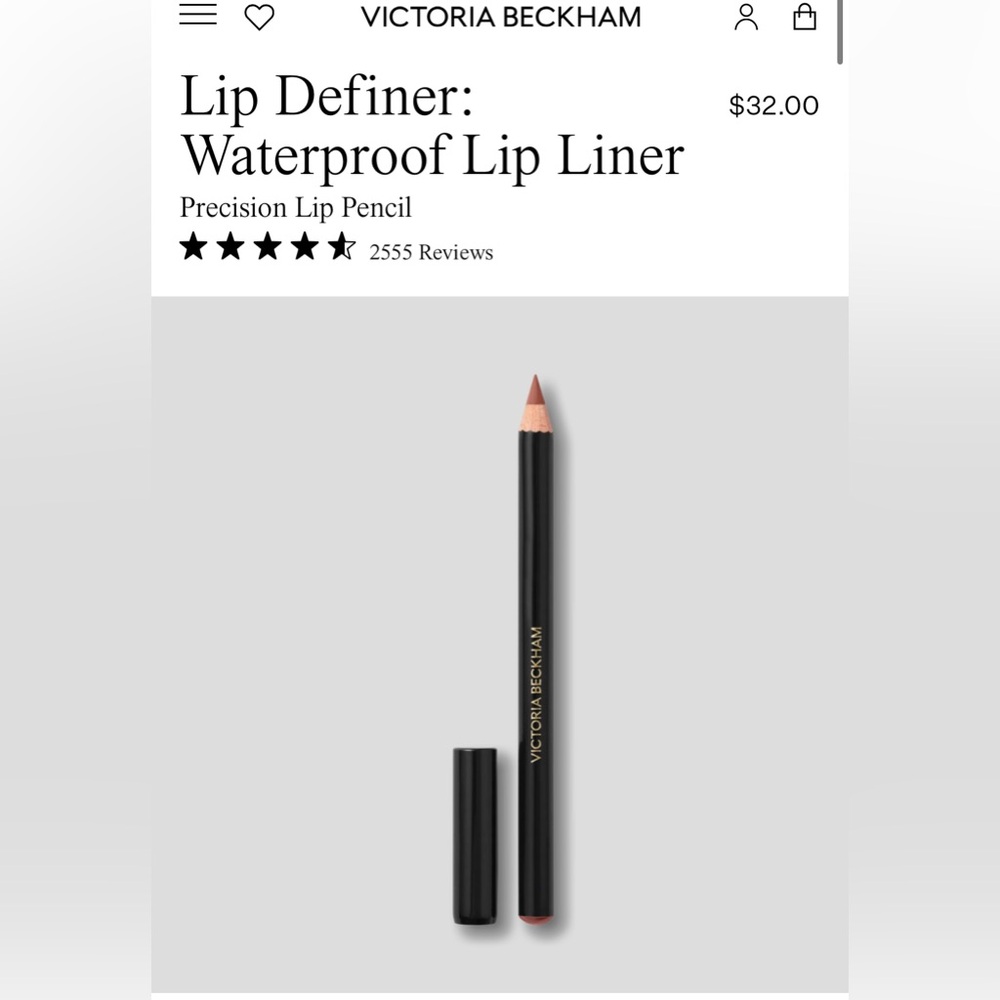 NWT Victoria Beckham Beauty Lip Definer No. 2 - Picture 3 of 5
